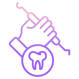 Sonda dental icono