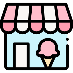 Ice cream shop icon