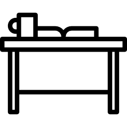 escritorio del maestro icono