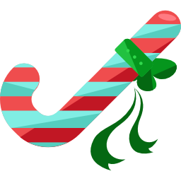 Candy cane icon