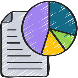 Gráfico circular icono