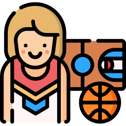 Jugador de baloncesto icono