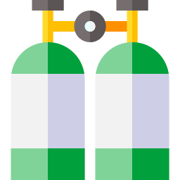 bouteille d'oxygène Icône