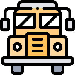 Autobús escolar icono