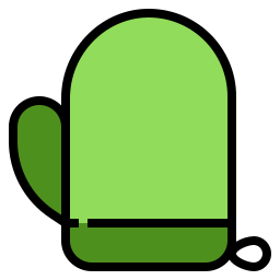 Kitchen glove icon