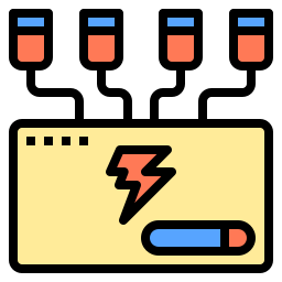 Banco de energía icono