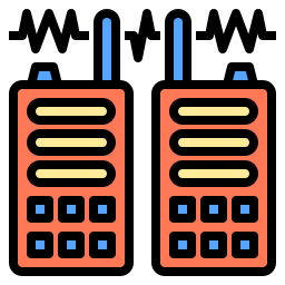 talkie walkie Icône