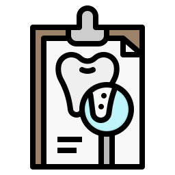 Historial dental icono