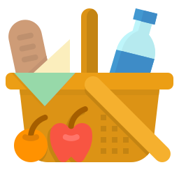 Picnic basket icon