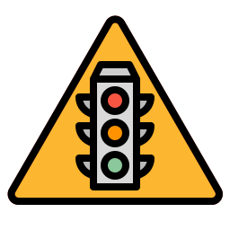 Traffic light icon