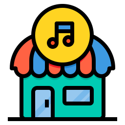 muziekwinkel icoon