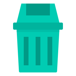 Trash bin icon