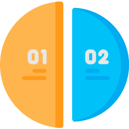 cirkeldiagram icoon