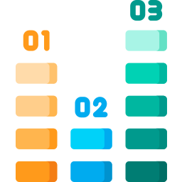 diagramme à bandes Icône