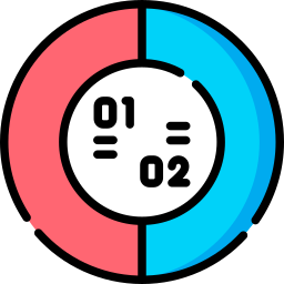 Gráfico circular icono