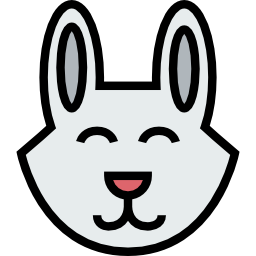 Easter bunny icon