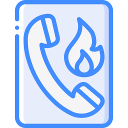 Llamada de emergencia icono