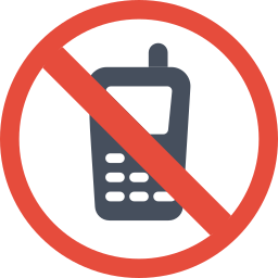 geen telefoons icoon