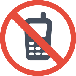 No phones icon