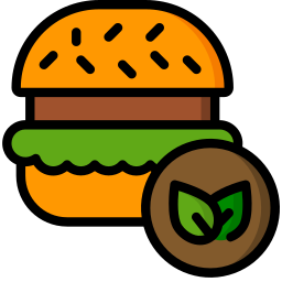 vegetariano icona