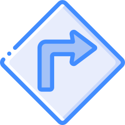 Right turn icon