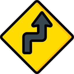 Zig zag icon