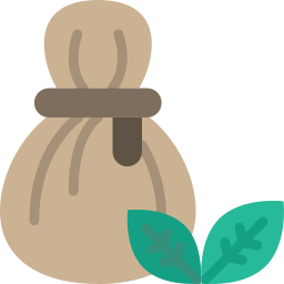 Herbal massage icon