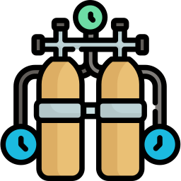 bouteille d'oxygène Icône