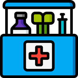 First aid kit icon