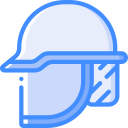 Firefighter helmet icon