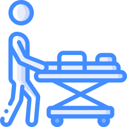 Medical bed icon