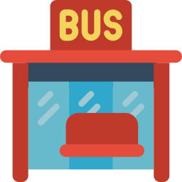 Bus stop icon