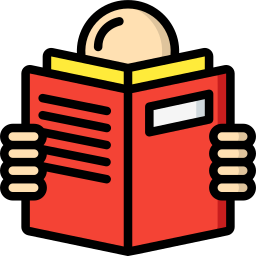 Reading book icon