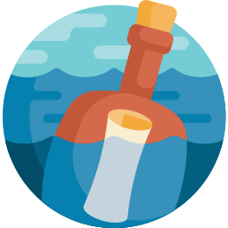 Message in a bottle icon