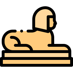 Gran esfinge de guiza icono