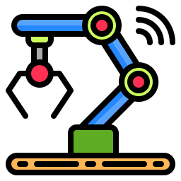 Robotic arm icon