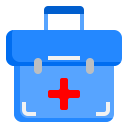 First aid kit icon