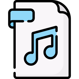 Archivo de audio icono