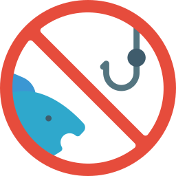 zakaz łowienia ryb ikona