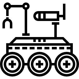vehículo lunar icono