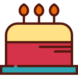 Birthday cake icon
