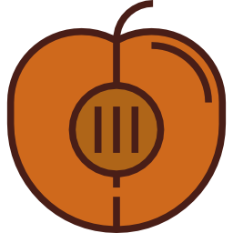 melocotón icono