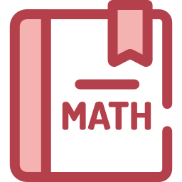 libro di matematica icona