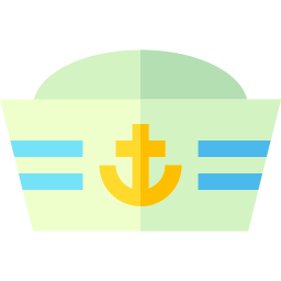 sombrero de marinero icono