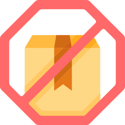 niet toegestaan icoon