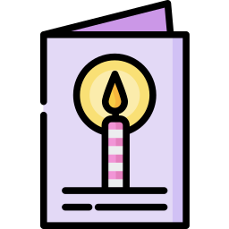 Greeting card icon