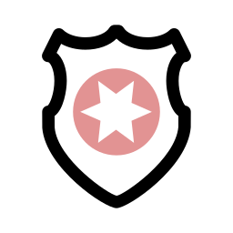 경찰 배지 icon