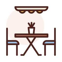 Dining table icon