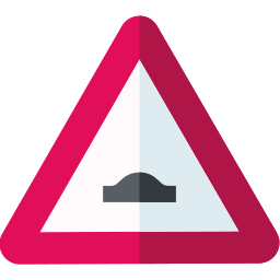 Road bump icon