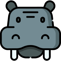 Hippopotamus icon